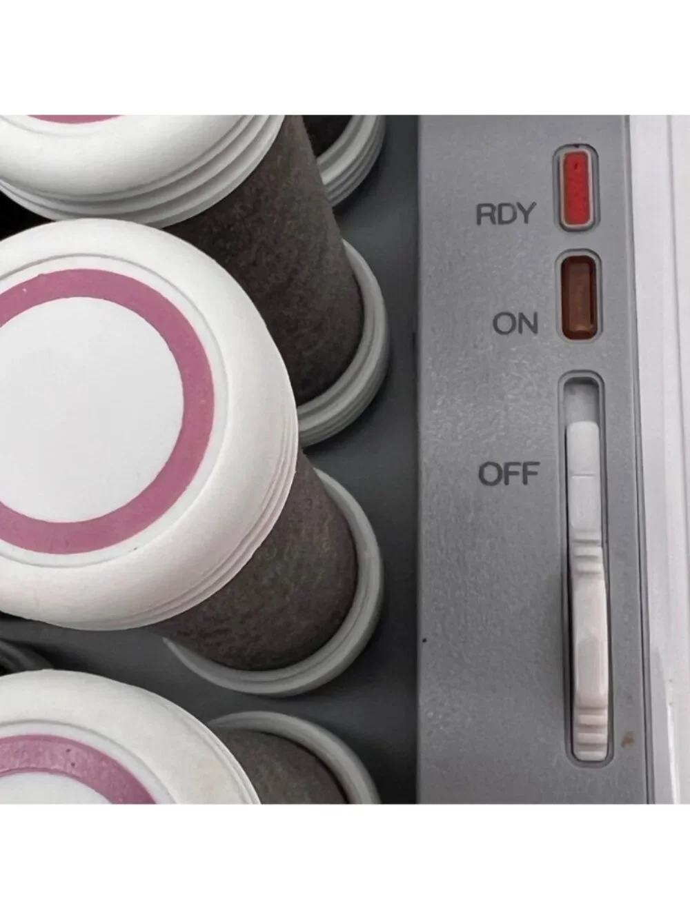Norelco Satin 24 Hairsetter 24 Velvet Hair Rollers & Clips Compact Heated Set